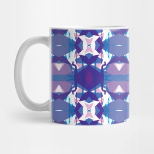 Polygonal Purple Design Mug